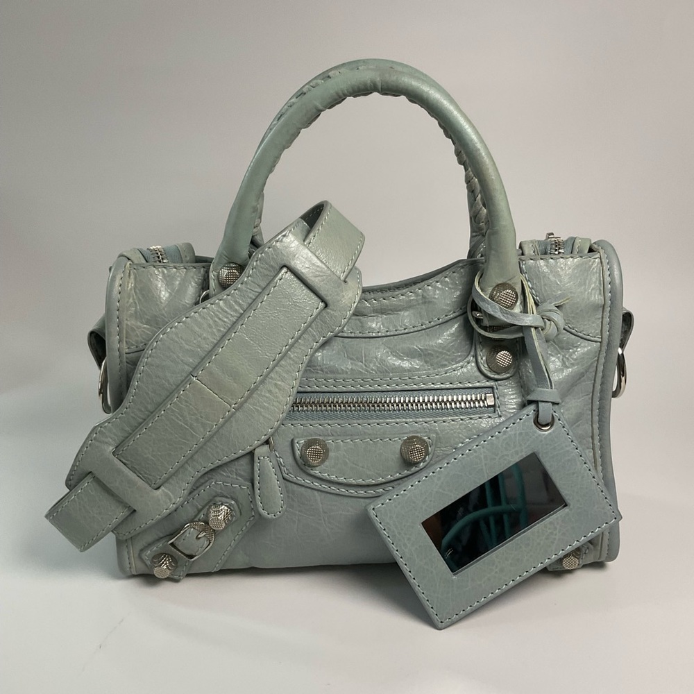 ‼️SOLD‼️Balenciaga Shoulder Bag Classic Mini City Handbag  w/Shoulder strap